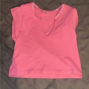 Pink Sleeveless Women's Top
